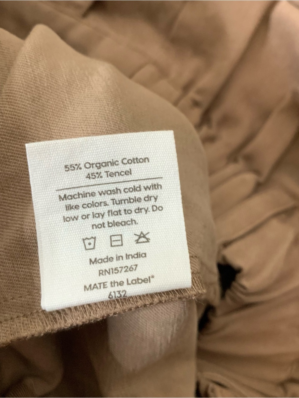 Mate the label brown Tencel twill
Pleated trouser pants M - Picture 10 of 10